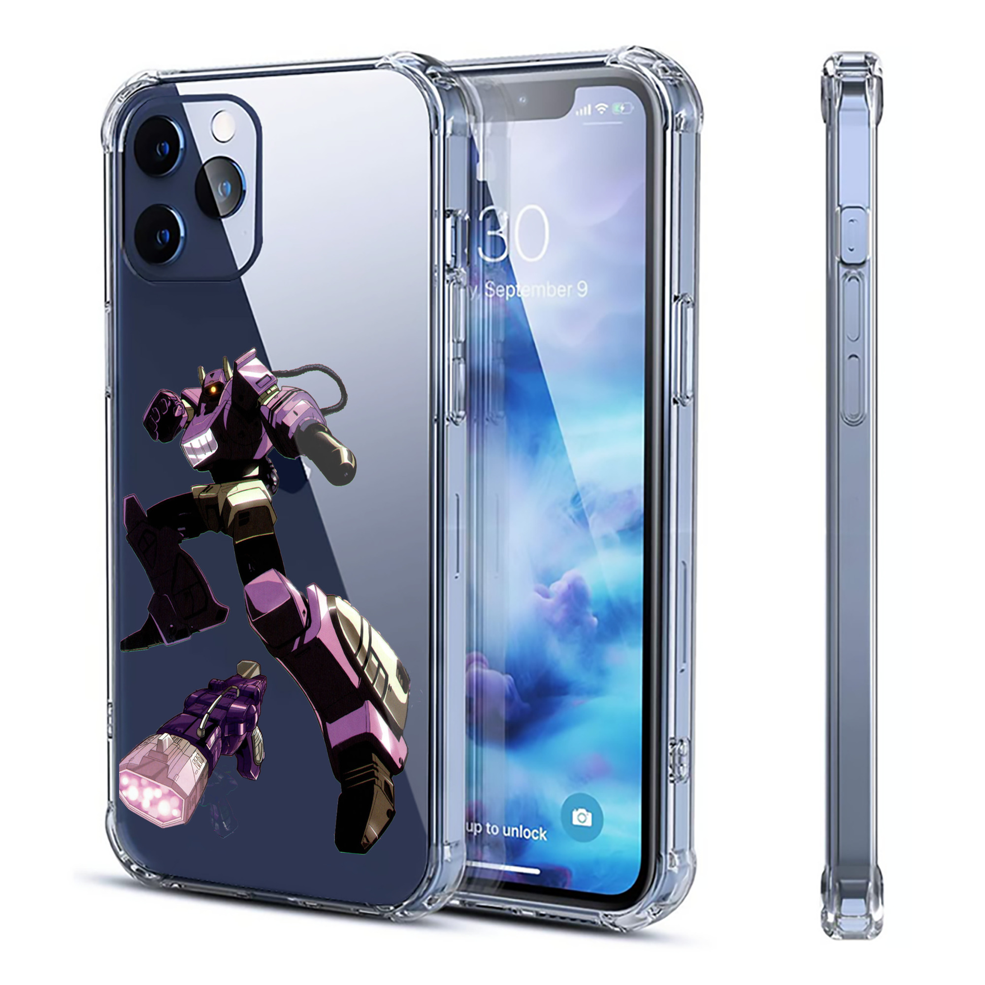 （画像用）  【iPhone 12シリーズ対応】透明スマホケース（クリアソフトケース）